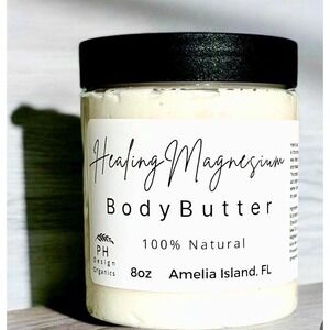 PH Design Organics Healing‎ Magnesium Body Butter 100% Natural 8oz